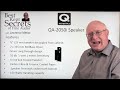 Q-Acoustics 2050i Speakers & 2070i Sub - Best Kept Secrets with Lawrence Mittler