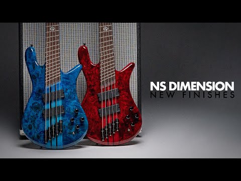 Spector NS Dimension 5 Bass Guitar in Inferno Red Gloss