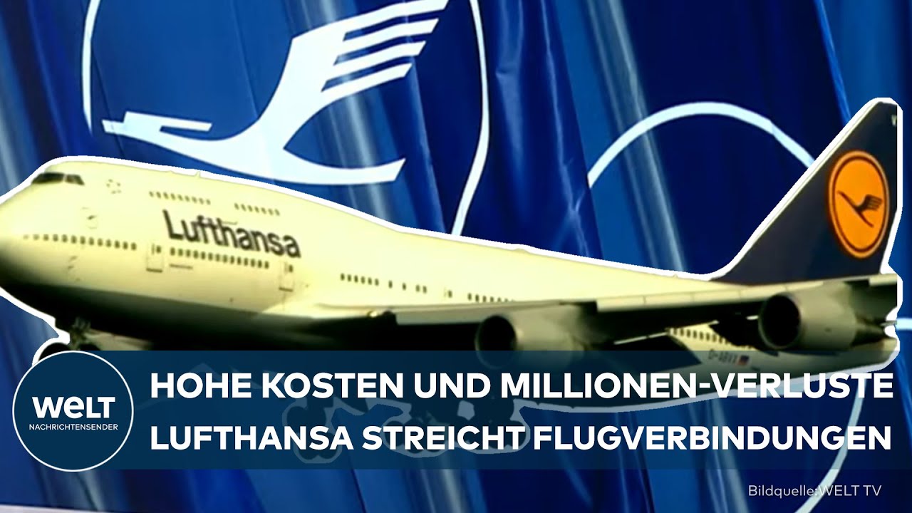 DEUTSCHLAND UNTER DRUCK: Fliegen lohnt sich nicht mehr - Lufthansa kürzt massiv!
