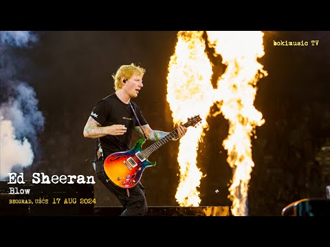 Ed Sheeran - BLOW - Live in Belgrade (17/08/2024) BEST QUALITY [4K]