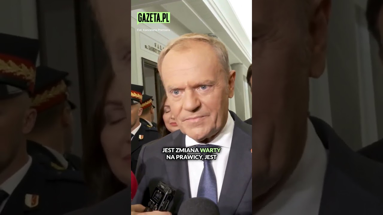 Donald Tusk o Kaczyńskim. "Był zdenerwowany" #shorts