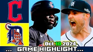 Cleveland Guardians vs. Detroit Tigers [ALDS] Game 4 HIGHLIGHTS (10/10/24) | MLB Play Offs 2024