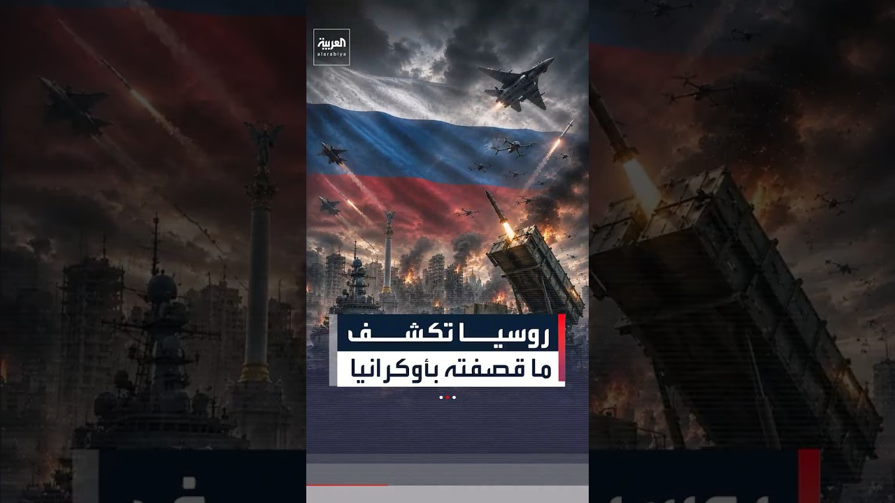 الدفاع الروسية: استهدفنا مواقع عسكرية ولوجستية في أوكرانيا.. وسفنا محملة بالعتاد #العربية #news