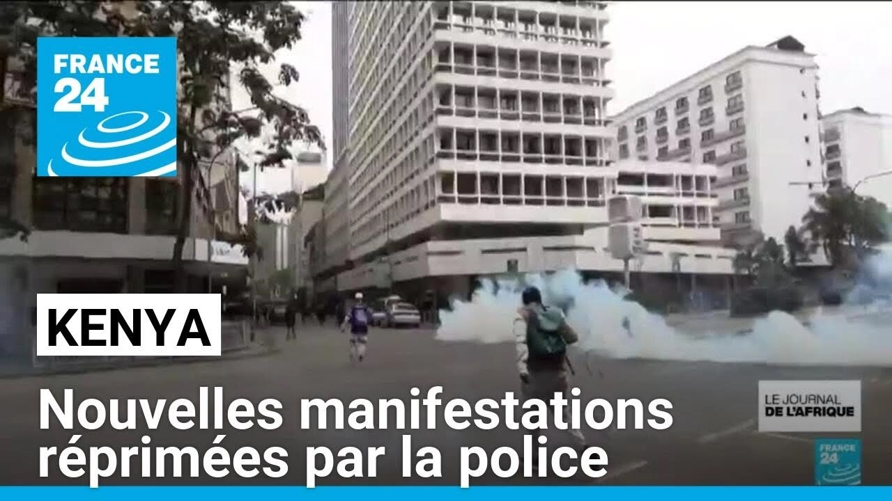 Manifestations au Kenya: la police tire des gaz lacrymogènes à Nairobi, des journalistes blessés