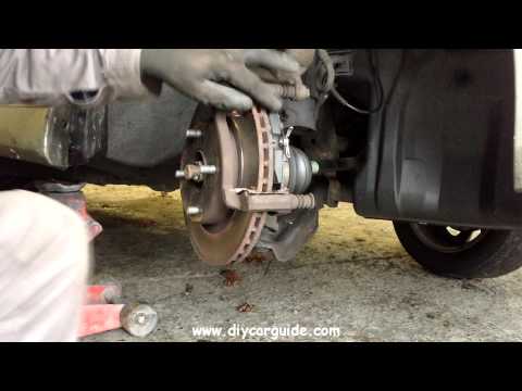How to change nissan almera front brake pads #10