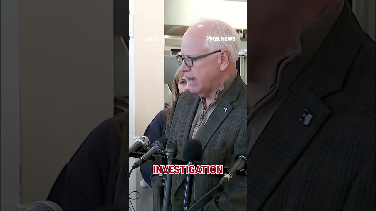 'NOT A COINCIDENCE': Walz reacts to investigation into $1 billion in alleged fraud uncovered #shorts
