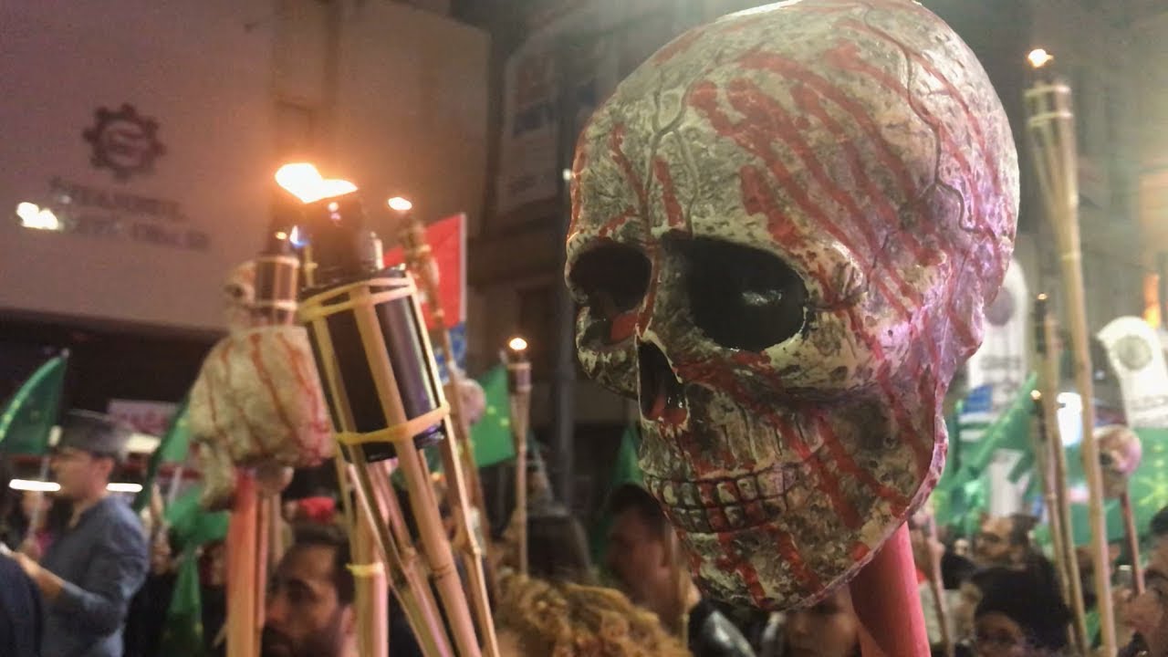 Черепа и флаги: шествие черкесов в Стамбуле