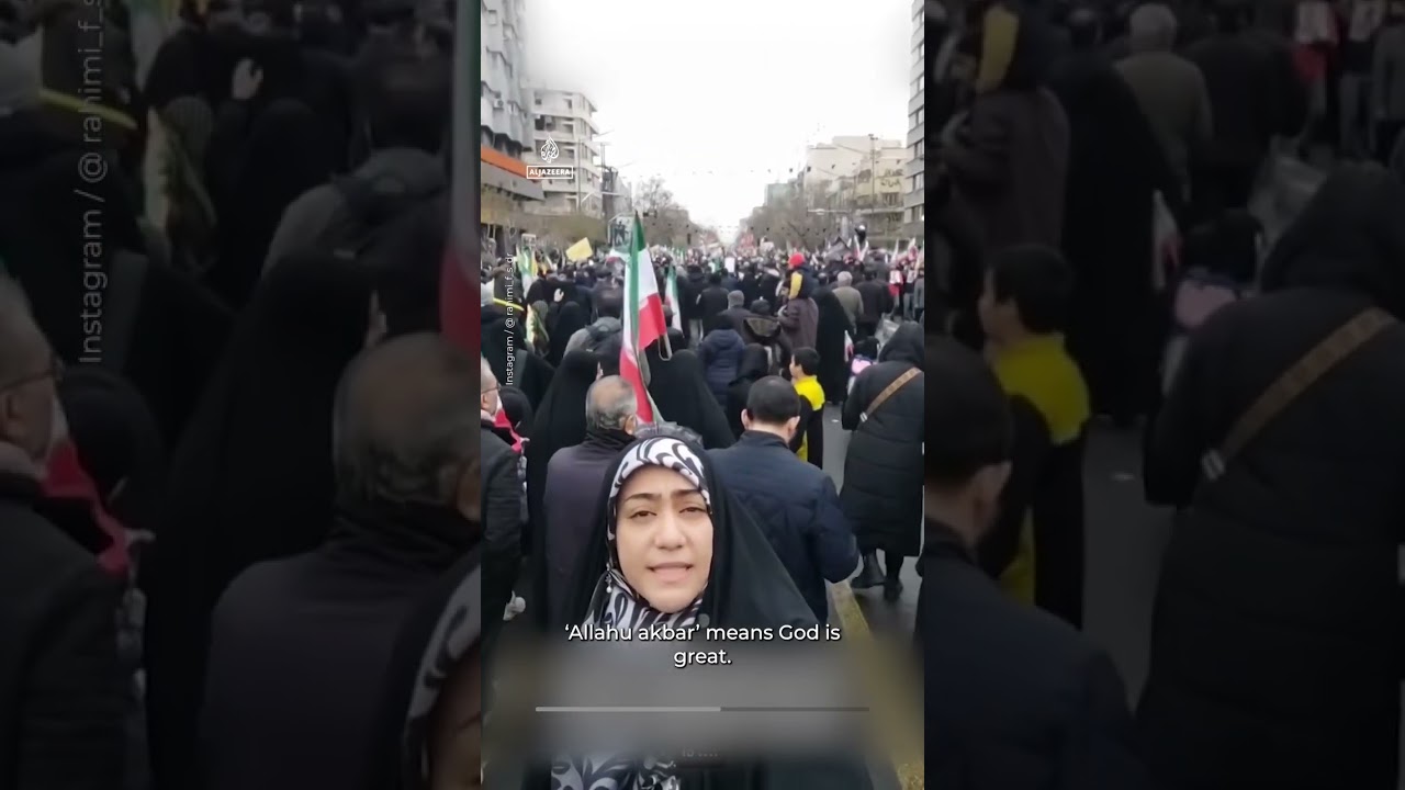 Iranian woman explains ‘Allahu Akbar’ to Americans, amid explosion in Iran | AJ shorts
