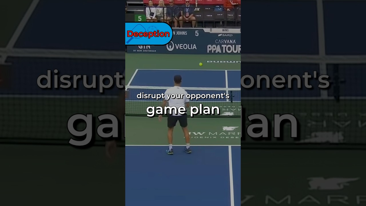 Make Your Pickleball Shots Deceptive 🫠