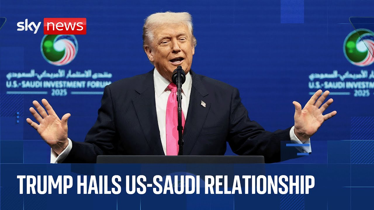 Trump speaks at US-Saudi investment forum in Washington