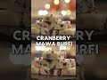 Cranberry Mawa Burfi - Taste the cranberry magic in every bite!!  😋 #shorts #diwalispecial  - 00:50 min - News - Video