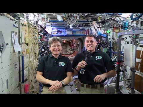 International Space Station (ISS) Flight Engineer Peggy Whitson and Commander Shane Kimbrough invite students to enter “The Search for STEMnauts” contest. Watch this short video from the ISS to learn more about this virtual scavenger hunt from NASA and Texas Instruments, designed to ignite students’ interest in STEM subjects. International Space Station (ISS) Flight Engineer Peggy Whitson and Commander Shane Kimbrough invite students to enter “The Search for STEMnauts” contest. Watch this short video from the ISS to learn more about this virtual scavenger hunt from NASA and Texas Instruments, designed to ignite students’ interest in STEM subjects.