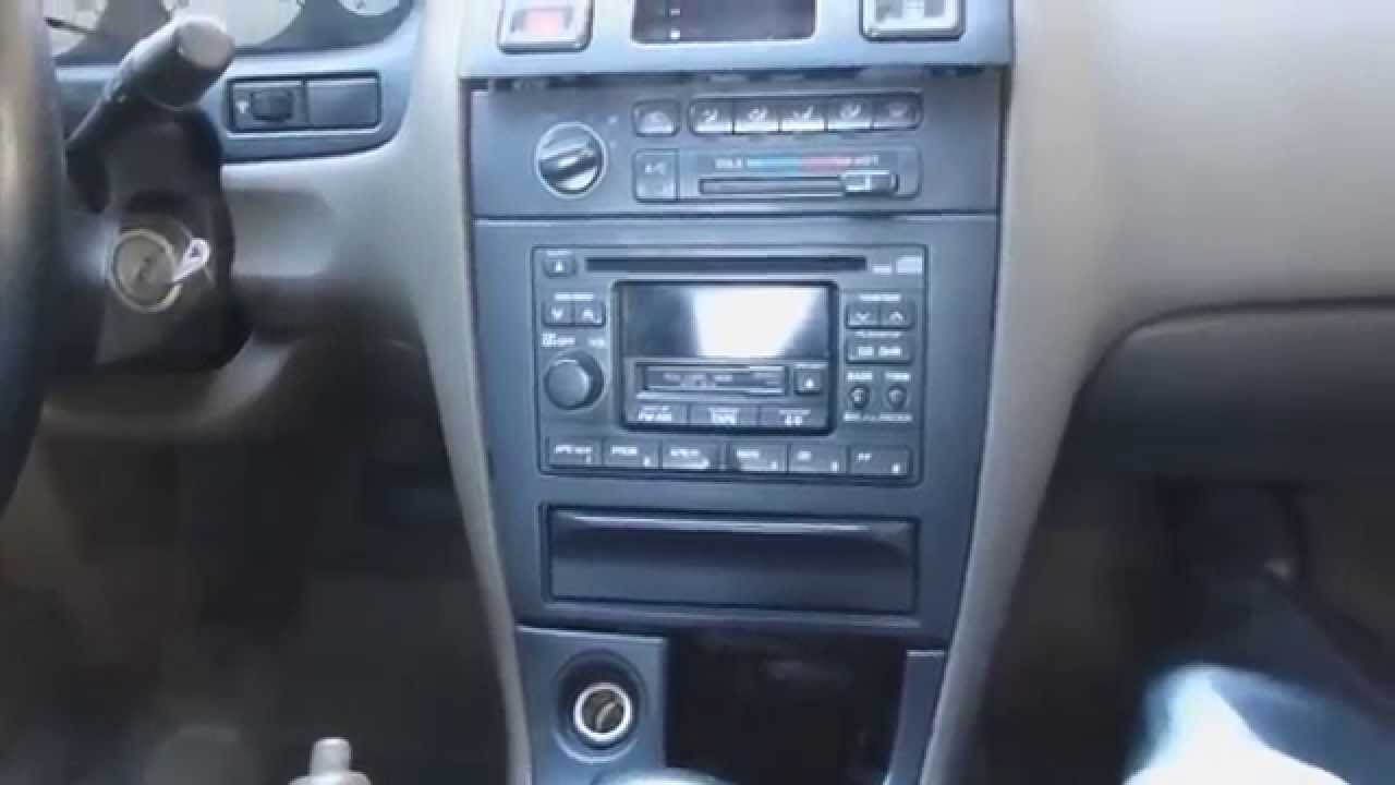 1999 Nissan maxima radio removal #7