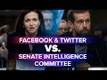 Facebook, Twitter and Google Testimony before US Congress - LIVE