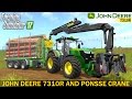 Ponsse rear crane for tractors v1.2