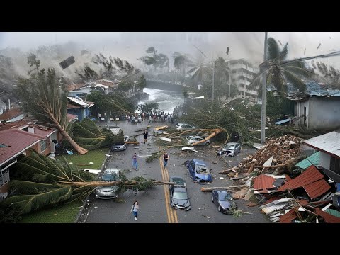 Chaos in Vancouver - Washington! Bomb Cyclone Destroying Homes, Cars in Seattle