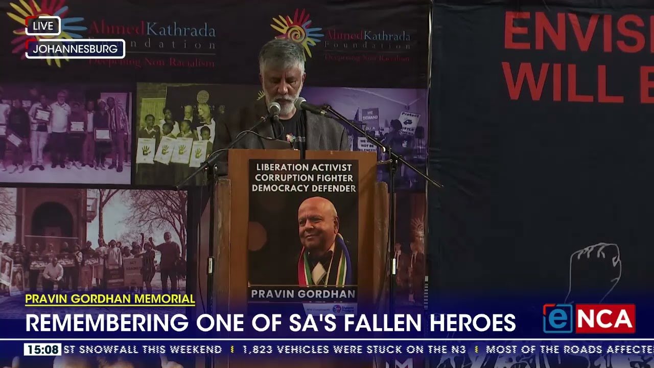 RIP Pravin Gordhan | Ahmed Kathrada Foundation hosts memorial service