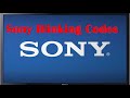 Sony Blinking Codes