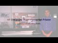 HP Designjet Z5600PS Printer How to Use Video Series - How to load/unload media