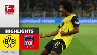 Adeyemi ON FIRE! | Borussia Dortmund — 1. FC Heidenheim 1846 4-2 | Highlights | MD 3 – Bundesliga