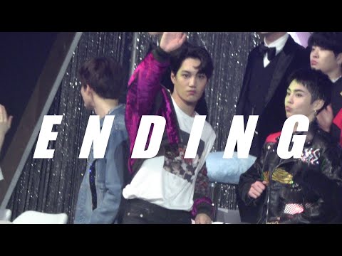 180111 EXO 카이 엔딩 Ending 골든디스크 KAI focus