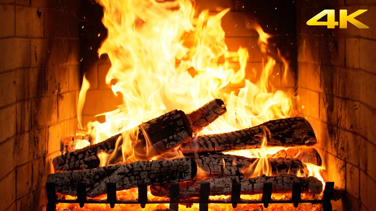 🔥 The World's Most Satisfying Crackling Fire Sounds - Fall Asleep in Minutes With These Fire 4K