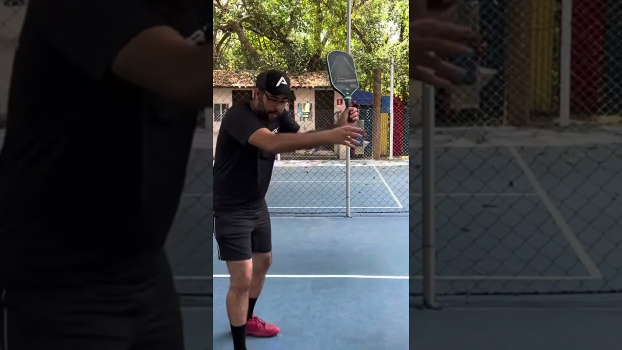 TERCEIRA BOLA ACELERADA OU SUAVE? PT 02 #pickleball #sports #tennis #sport #shorts #short