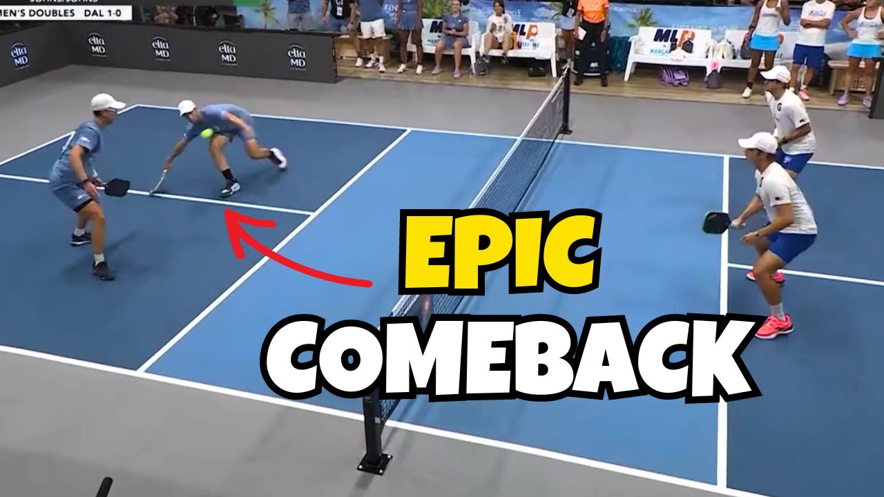 The Greatest Comeback in Pickleball History | In-depth Point Analysis