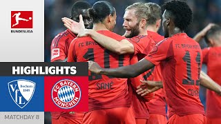 Bayern Cruise to Victory in Bochum | VfL Bochum 1848 — FC Bayern München 5-0 | Highlights | MD 8