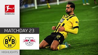 Borussia Dortmund — RB Leipzig 2-1 | Highlights | Matchday 23 – Bundesliga 2022/23