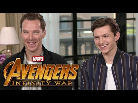 'Avengers: Infinity War': Benedict Cumberbatch and Tom Holland (FULL INTERVIEW)