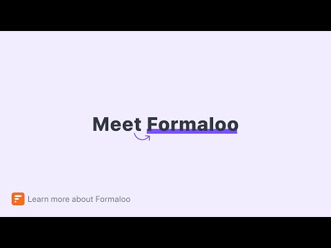 video Formaloo