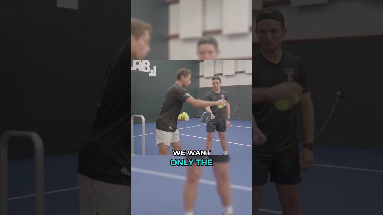 Keep your shots sharp with minimal backswing like this ⚡️ #pickleball #athlete #explore #shorts