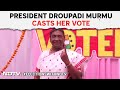 Lok Sabha Elections 2024: President Droupadi Murmu Casts Vote At A Polling Booth In Delhi