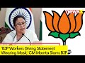 West Bengal CM On Sandeshkhali Issue| BJP Workers Giving Statement Wearing Mask | NewsX