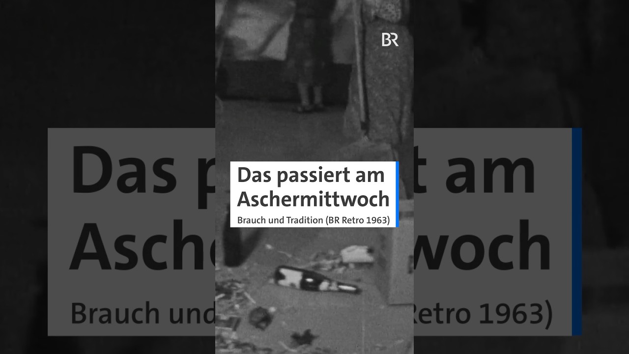 🎊🐟 Was macht ihr am Aschermittwoch? | fasching 1963 | fasten BR retro