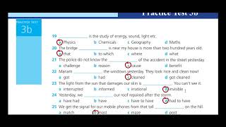 ‫اجابات Work Book Practice test 3 B للثالث الثانوي‬‎