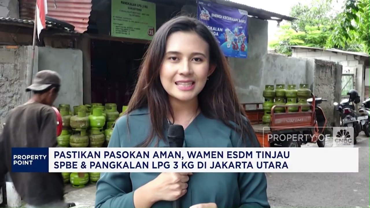 Wamen ESDM Tinjau SPBE & Pangkalan LPG 3 Kg di Jakarta Utara