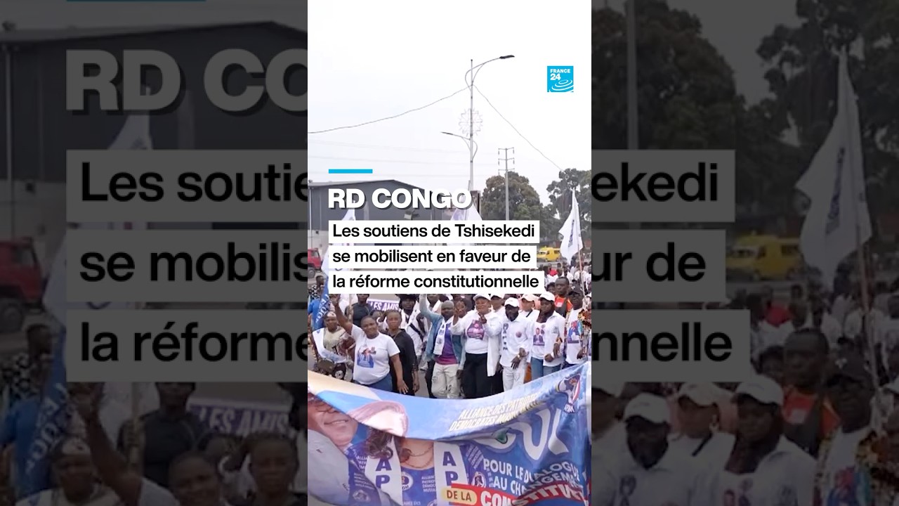 RD Congo : les soutiens de Tshisekedi se mobilisent en faveur de la réforme constitutionnelle