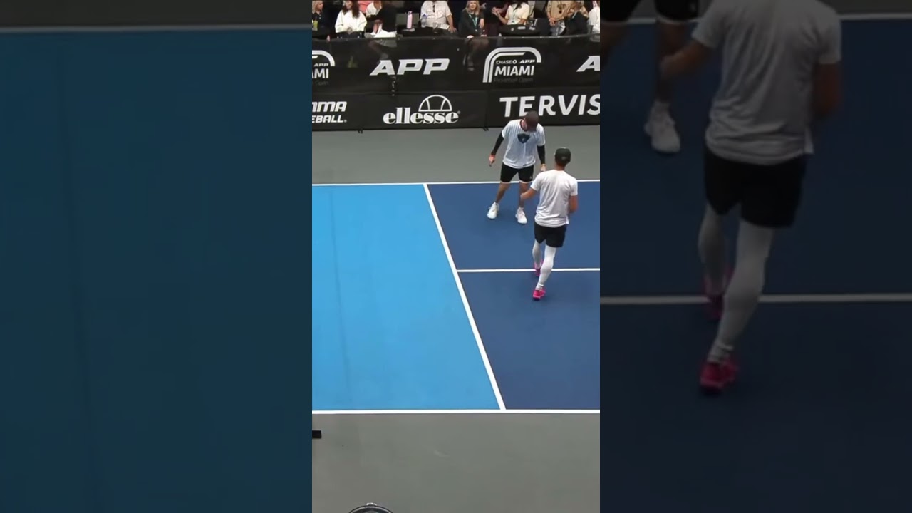 2024 Chase APP Miami - Johnson/Frazier vs. Howells/DeHeart (2) #shorts #pickleball