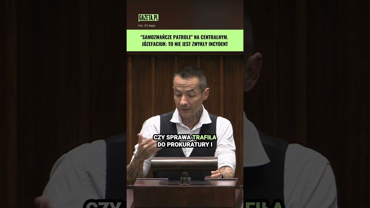Ubierają mundury i zaczepiają obcokrajowców. Józefaciuk: Państwo nie może tego tolerować #shorts