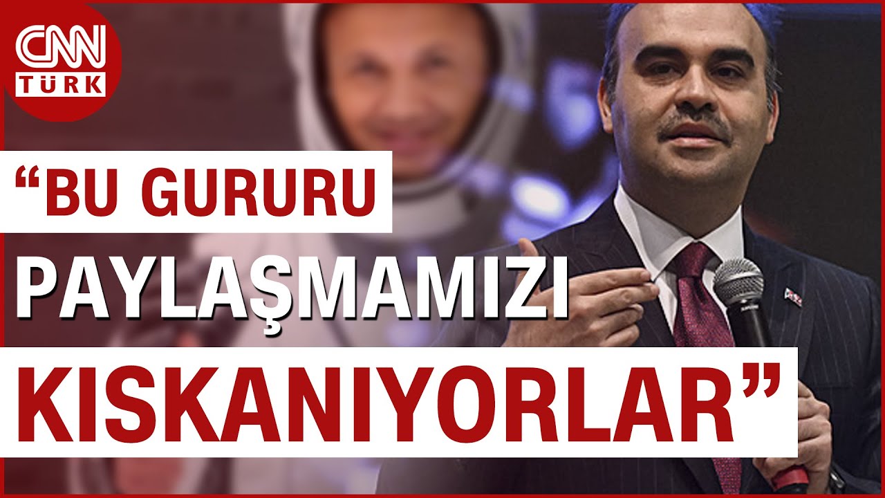 Bakan Kacır'dan O Eleştirilere Yanıt: "Türkiye'nin Astronotu İle Gurur Duymuyorlar" #Haber