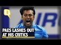 Leander Paes Lashes Out at His Critics After Rio Exit