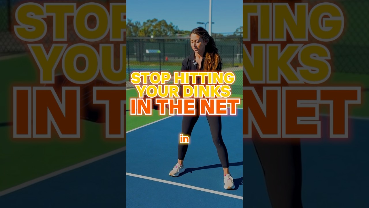 How to stop hitting your dinks into the net #pickleball #pickleballdinking #pickleballdrills