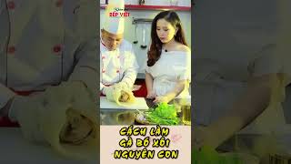 Cách làm gà bó xôi nguyên con