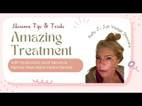 Amazing Treatment with Hyaluronic Acid Serum & Derma Glow Nano Hydra Device