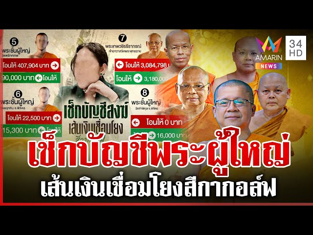 เปิดพิกัดสงฆ์เชื่อมโยง "สีกากอล์ฟ" แฉเล่ห์เหลี่ยมกอล์ฟใช้ลูกไม้เดิมๆ | ทุบโต๊ะข่าว | 10/07/68
