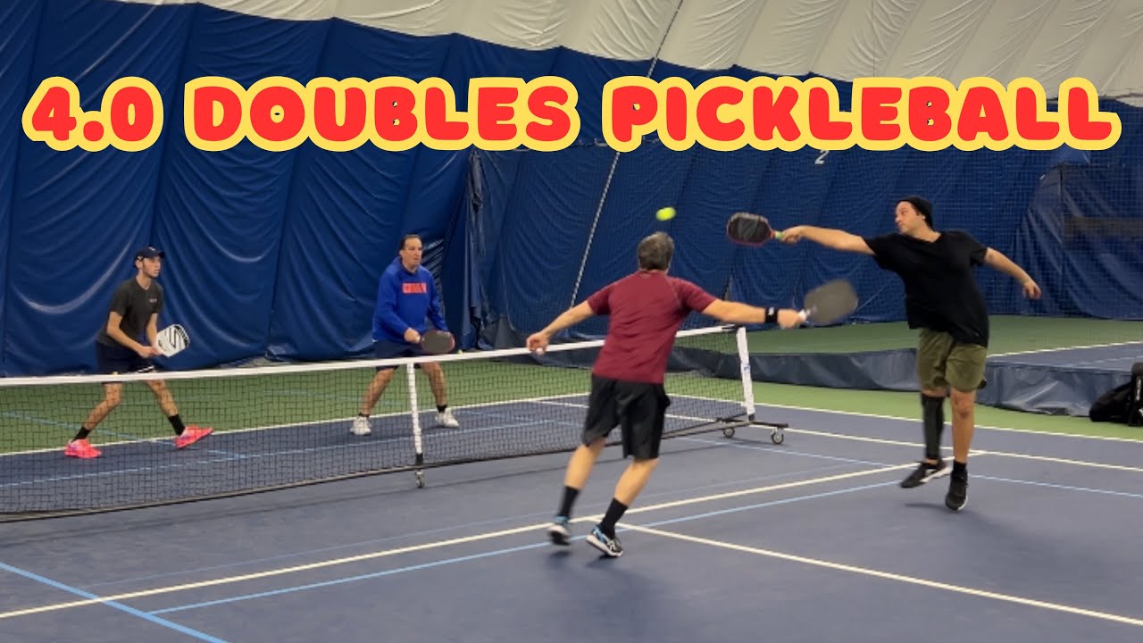 4.0 Mens Doubles Pickleball | Matt & Cliff vs Ilya & Hudson | Long Beach Tennis Center