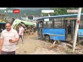 Mandi के धरमपुर में बाढ़ में बह गए दुकान, तिनके की तरह बह गई बसें | Weather Update  - 04:37 min - News - Video