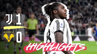 Highlights: Juventus 1-0 Verona | Kean strikes Verona - Again